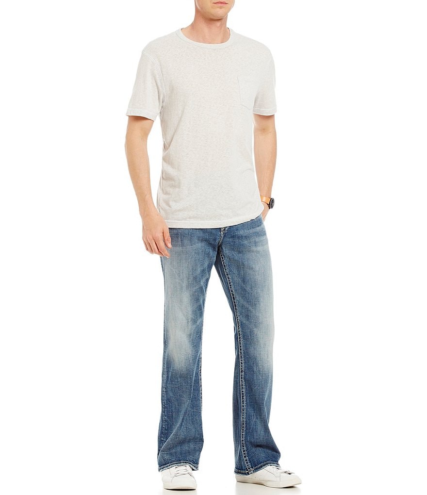 American Eagle Blue Cotton Regular Fit Jeans