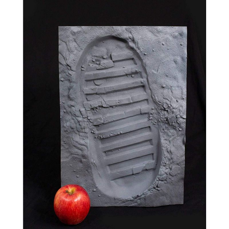 Master Replicas Apollo 11 Lunar Boot Print Aerospace Replica | One Small Step