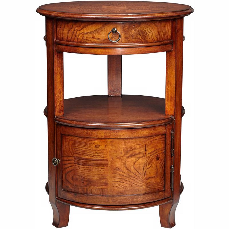 Kensington Hill Kendall 20" Wide Cherry Finish Small Round Accent Table