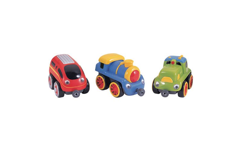 Small World Toys Locomotives Tailgate Trio - Set of 3
