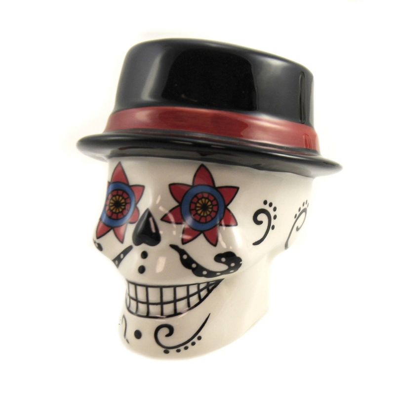 Tabletop 3.25" Wedding Skull Day Of The Dead Salt & Pepper Pacific Trading  -  Salt And Pepper Shaker Sets
