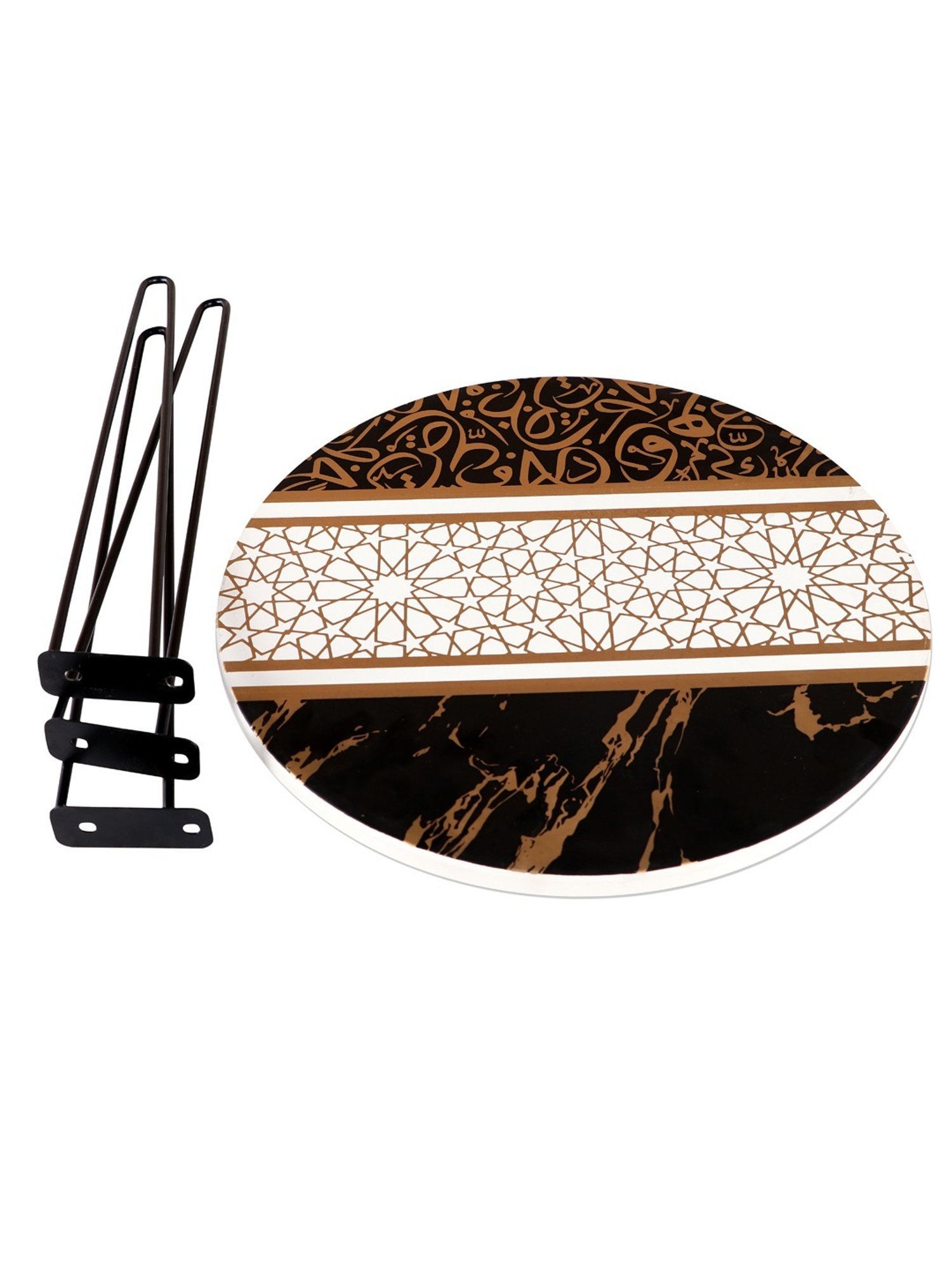 HOSTA HOMES Multicolor PVC Standard Size Multipurpose Detachable Table