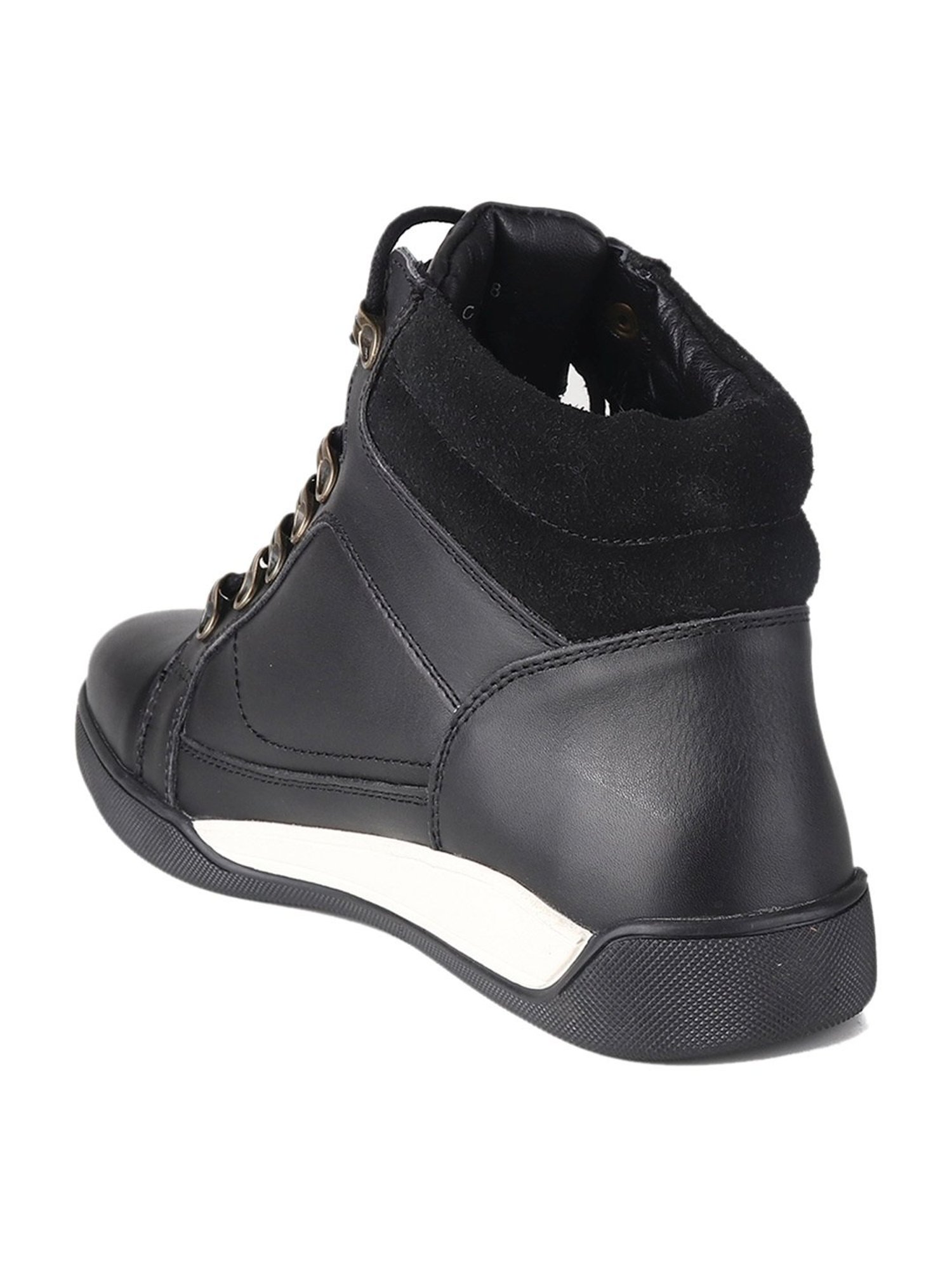 Red Chief Men's Black Derby Boots