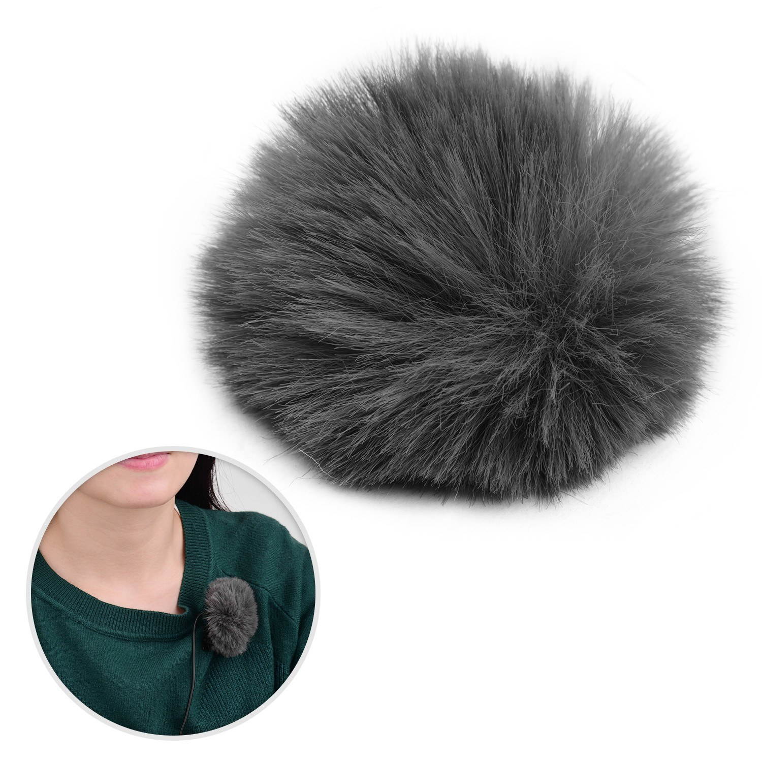 Blue Snowball Pop Filter - Customizing Microphone Windscreen Foam Cover for Improve Blue Snowball iCE Mic Audio Quality (Mouth)