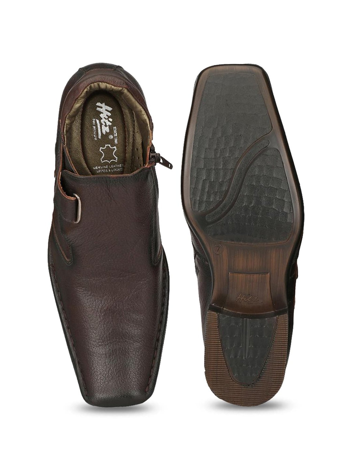 Hitz Men's Brown Casual Boots