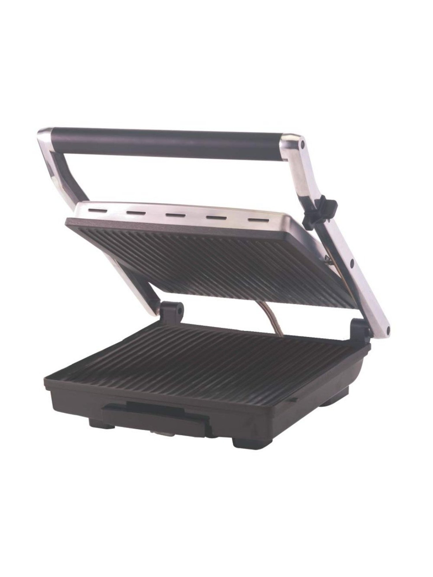 Borosil Sandwich Maker 700W Non Stick Coating (Black)