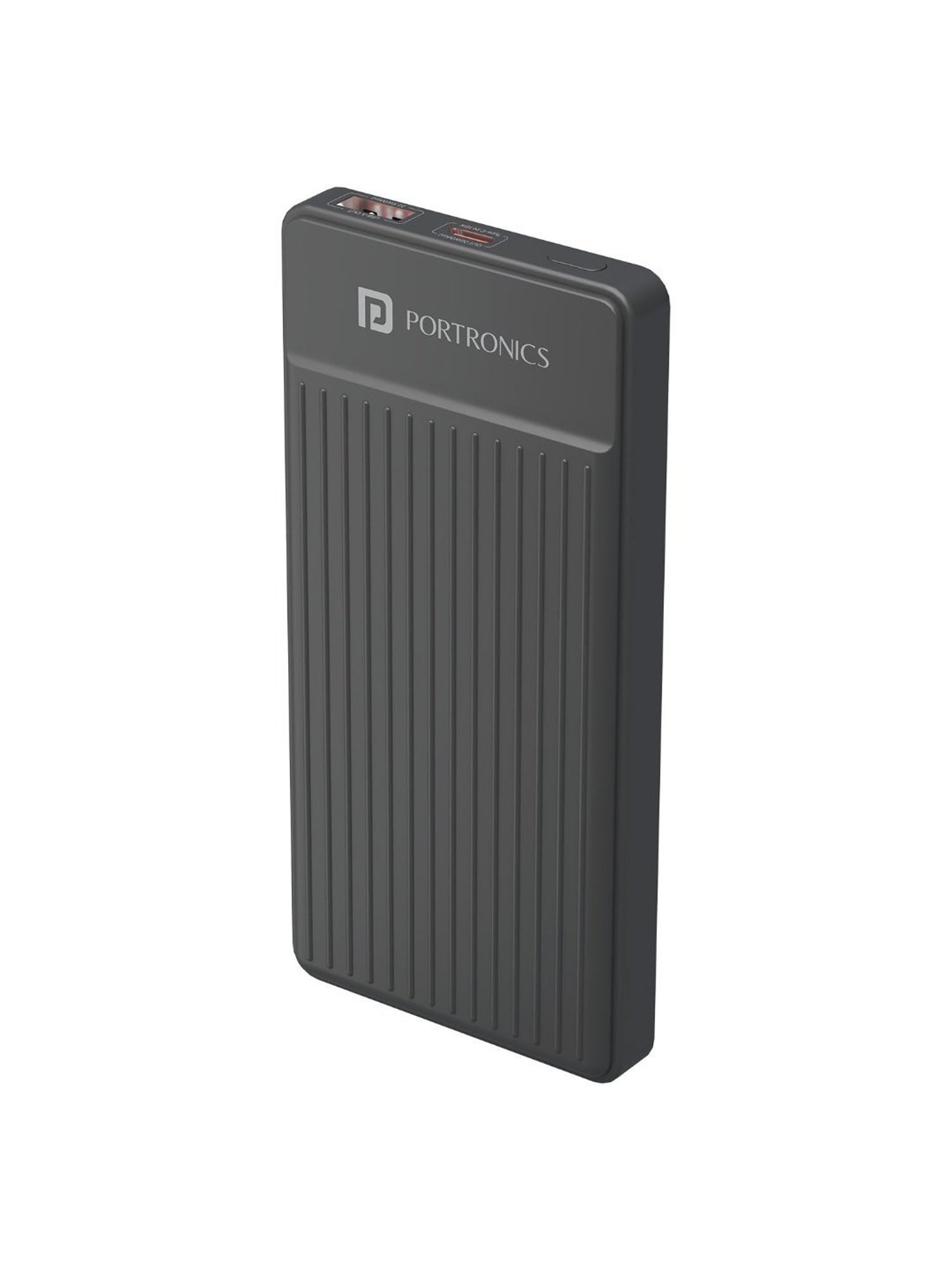 Portronics Luxcell B 10000mAh Power Bank 22.5W with Fast Charging & Mach USB A Output (Dark Grey)