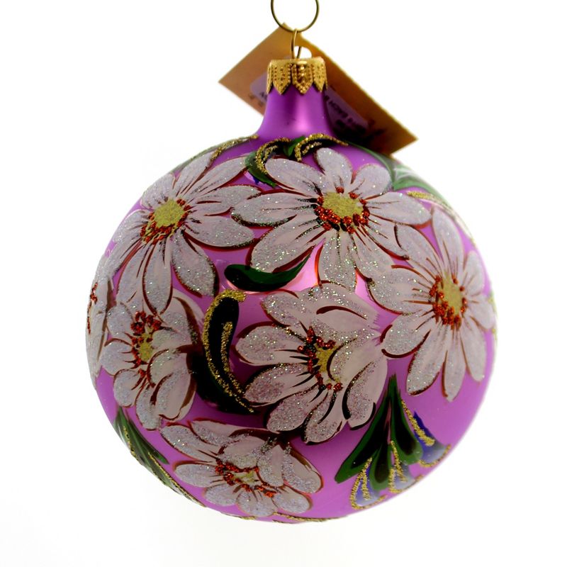 Christina's World Daisy Bouquet Ball Ornament Spring Flowers  -  Tree Ornaments