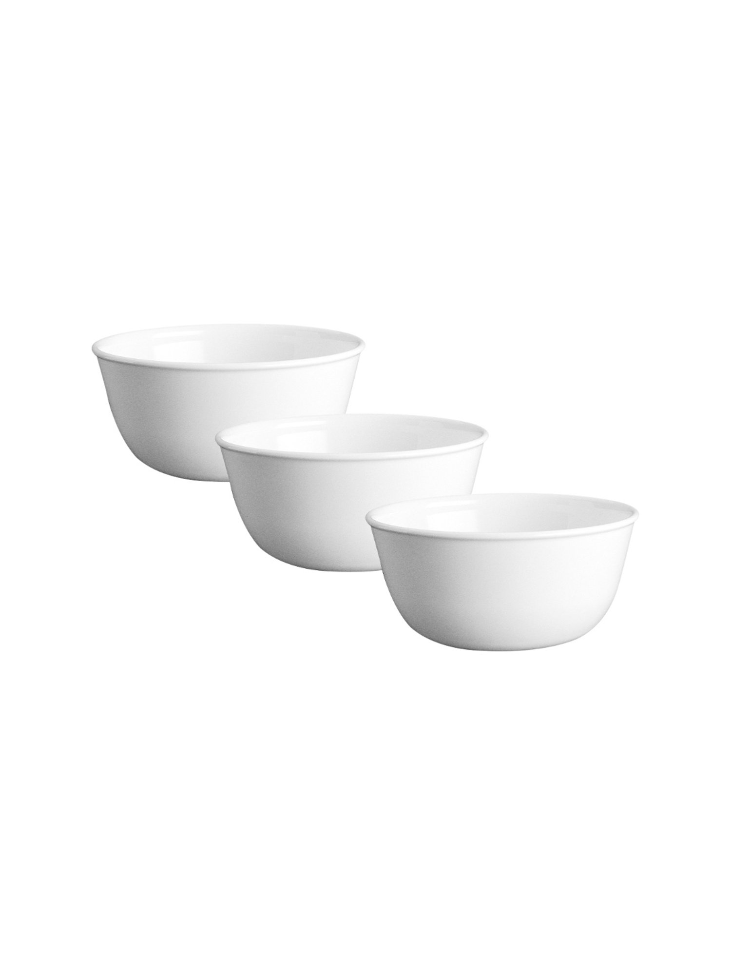 Corelle Livingware Winter Frost White 828ml Curry Bowl Pack of 3