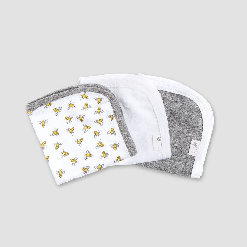 Burt's Bees Baby® Washcloths - White