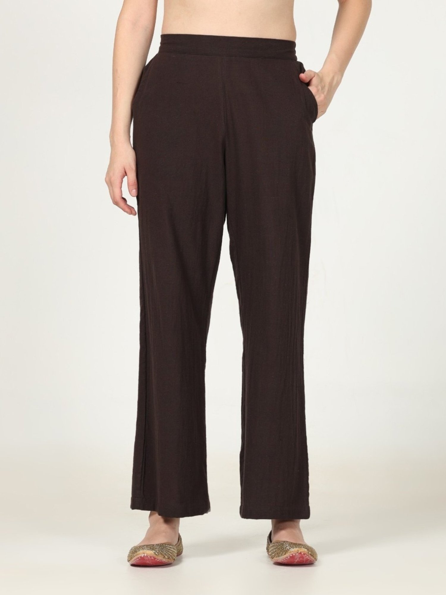 Saltpetre Timeless Coffee Brown Trouser in Organic Cotton