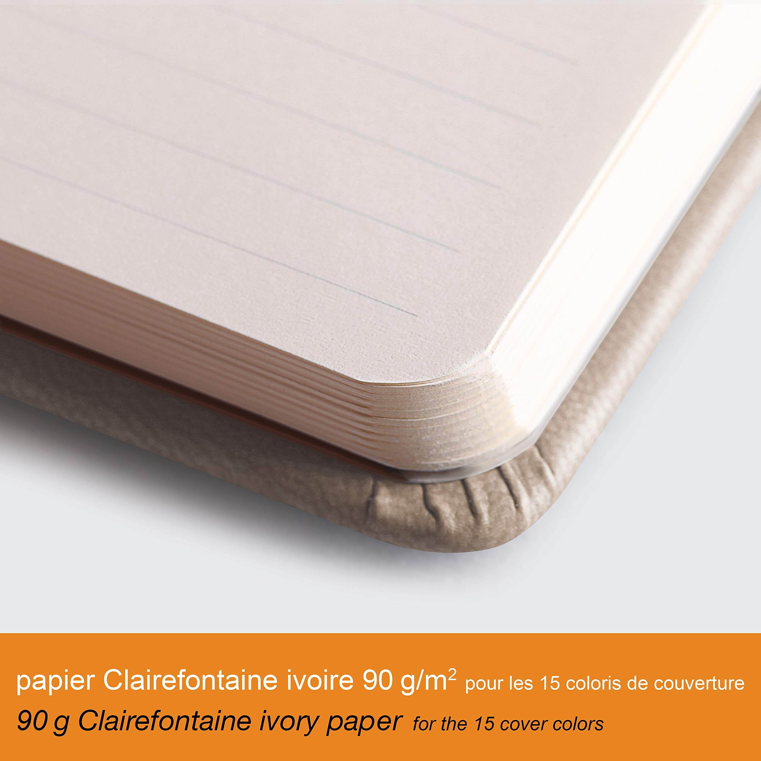 Rhodia Rhodiarama A5 Webnotebook, 5.5 in x 8.25, Lined - Orange (118755)