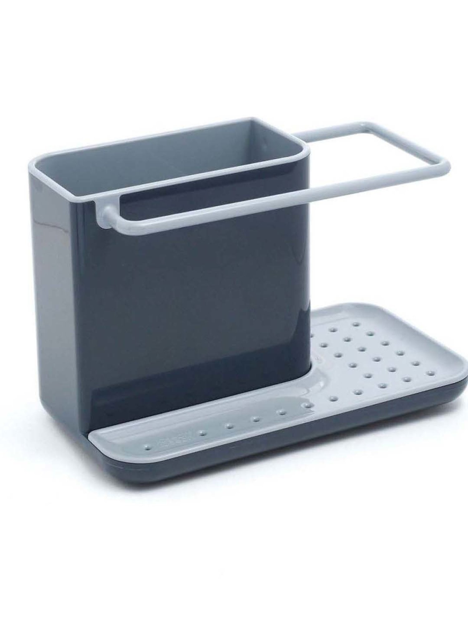 Joseph Joseph Grey Plastic Kitchen Sink Caddy With Sponge Holder