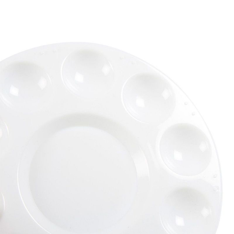 Blue Panda 12-Pack Painting Tray Paint Palette Watercolor Plastic Oil Paint with 11 Wells, Arts and Crafts