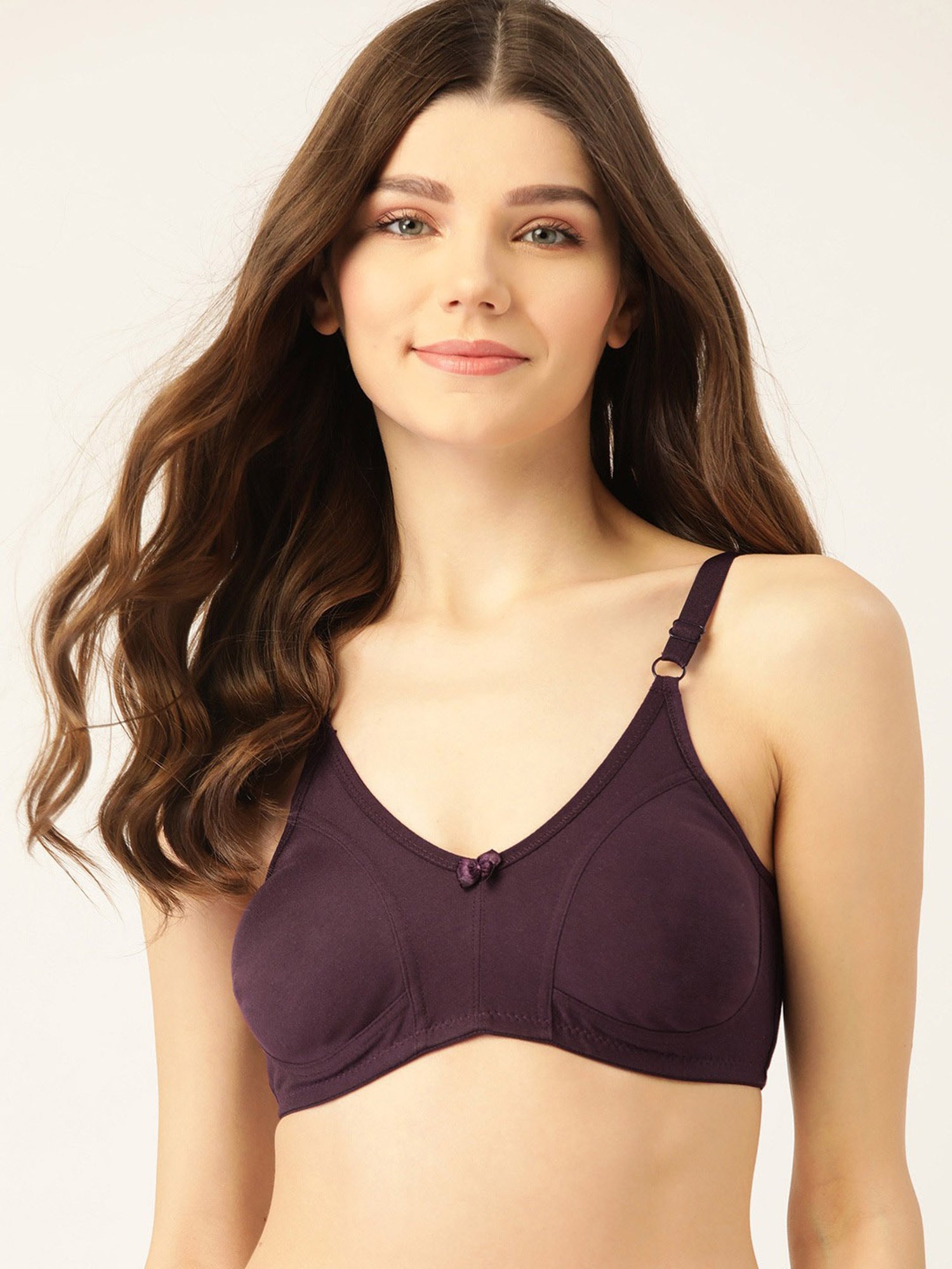 Lady Lyka Multicolor Non Wired Non Padded T-Shirt Bra (Pack Of 2)