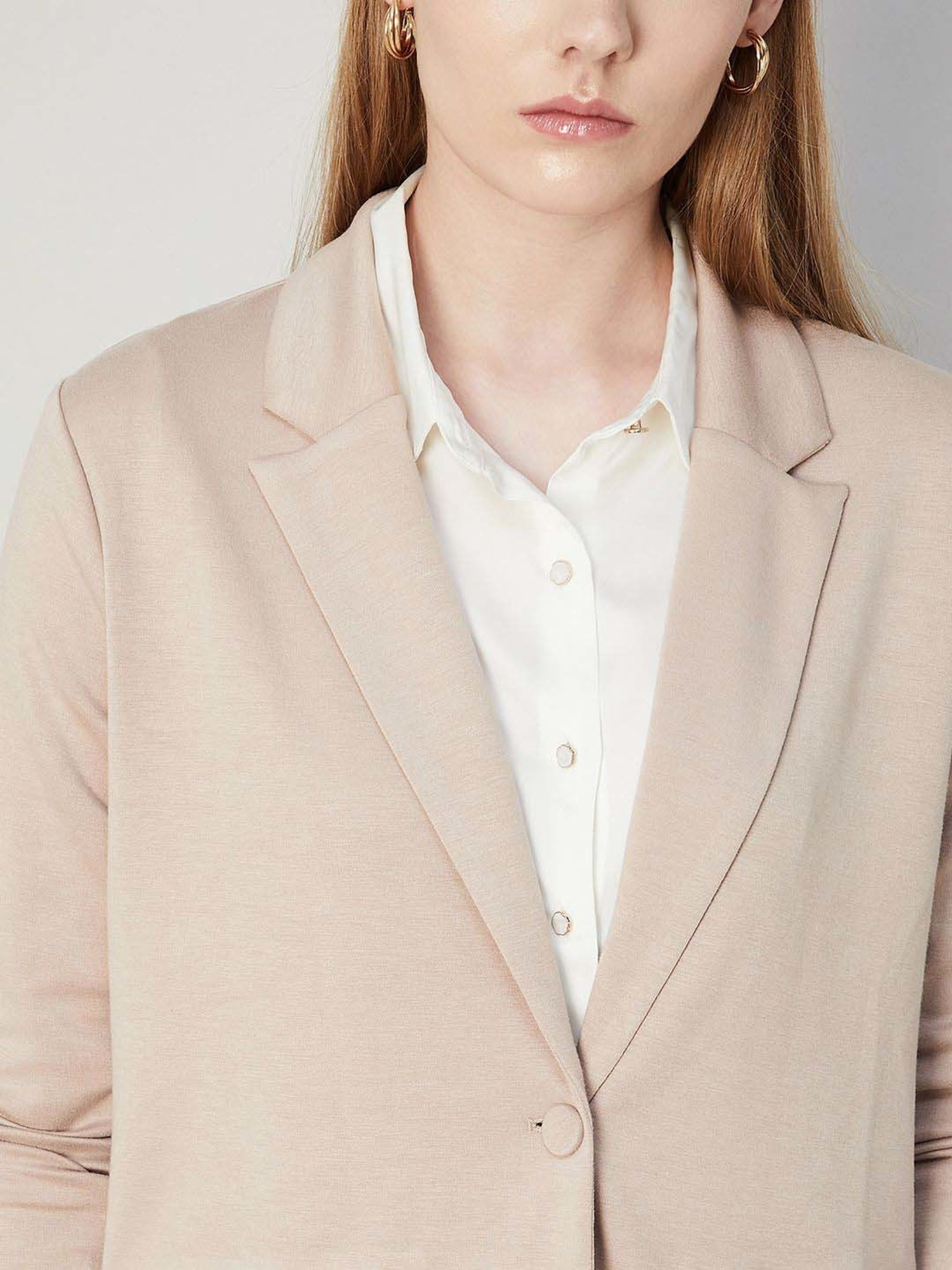 Code by Lifestyle Beige Plain Shrug