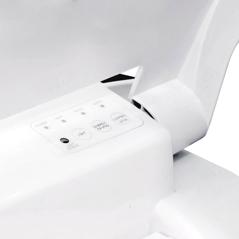 SB-2400ER Electric Bidet Toilet Seat for French Curve and Elongated Toilets White - SmartBidet