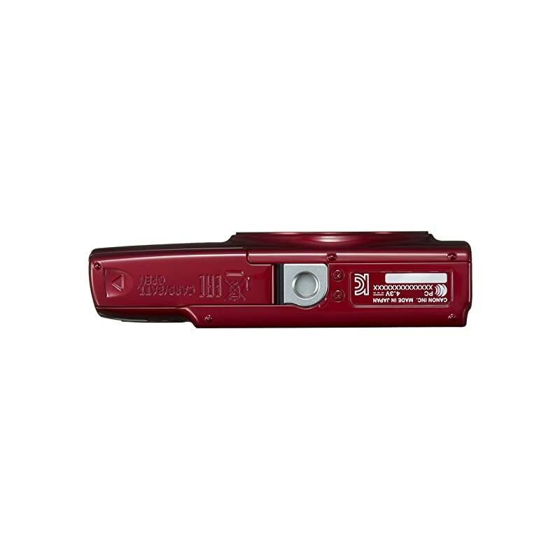 PowerShot ELPH 190 IS Digital Camera (Red) with 10x Optical Zoom and Built-In Wi-Fi