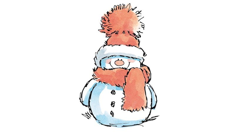 Penny Black Mounted Rubber Stamp 2.5"X3.75"-Snowy