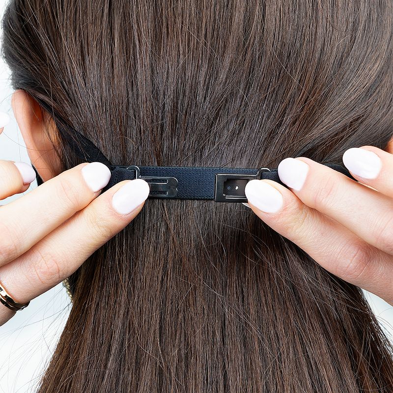 Copper Compression Infused Face Mask - Black - L/XL