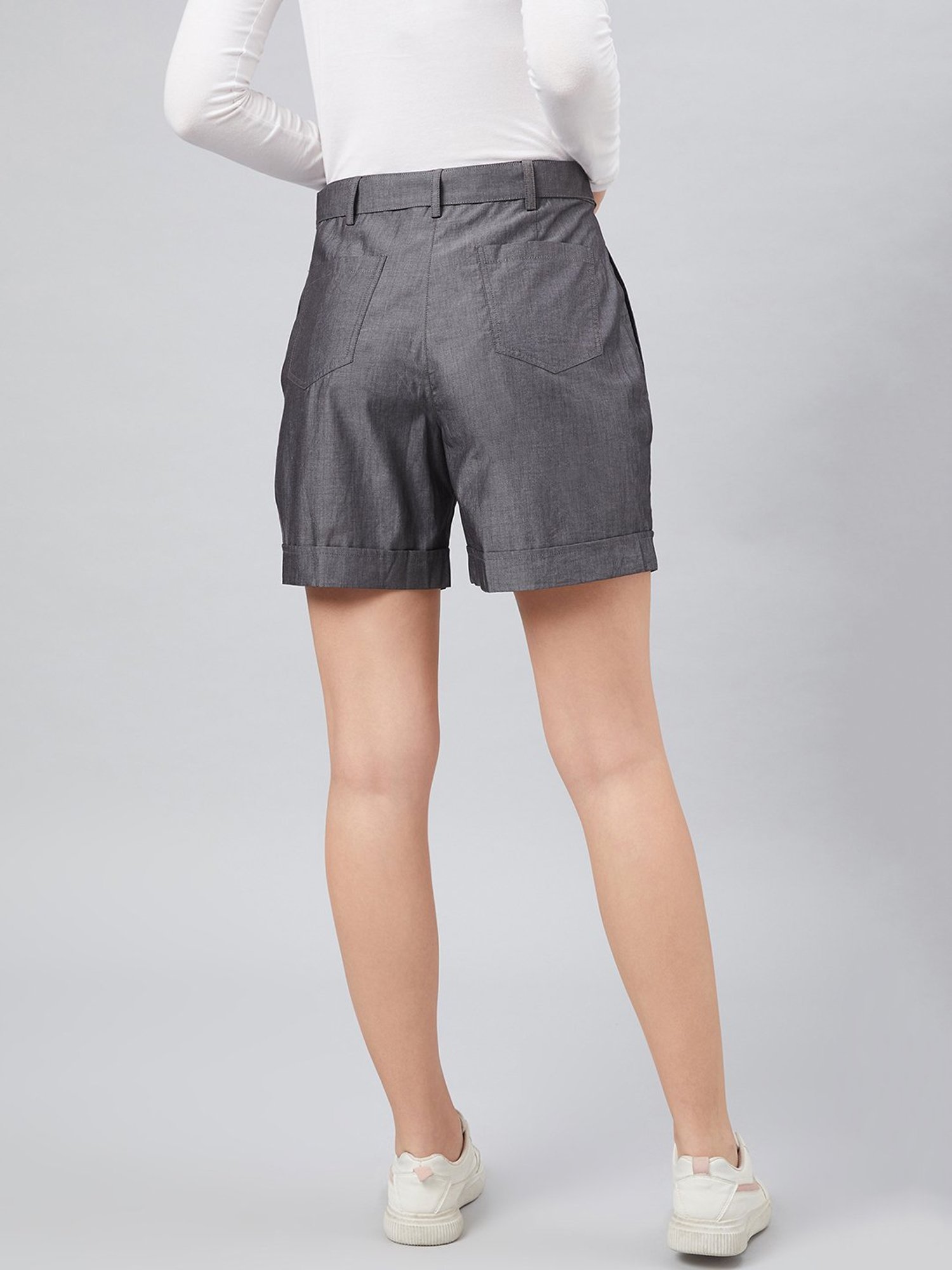 Carlton London Grey Shorts
