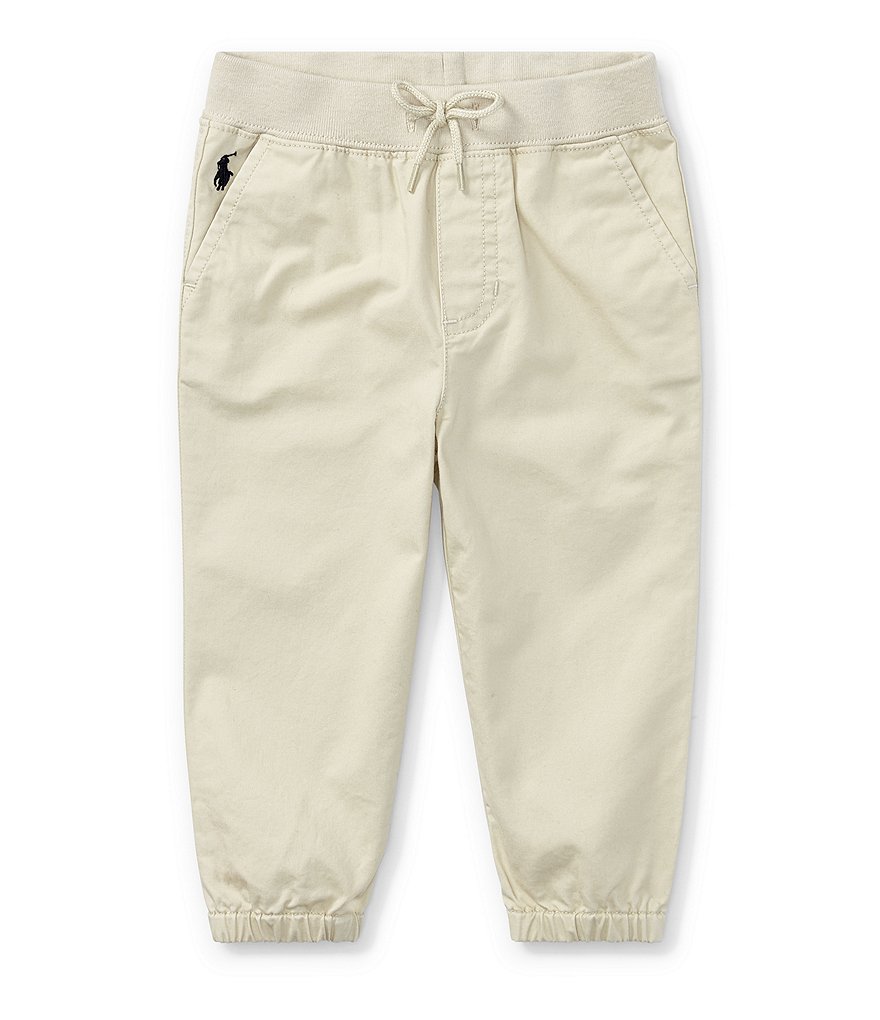 Ralph Lauren Childrenswear Baby Boys 3-24 Months Twill Jogger Pull-On Pants