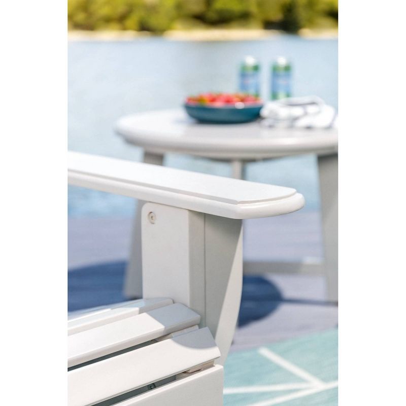 Adirondack 3pc Folding Chairs & Side Table Cream - Life is Good