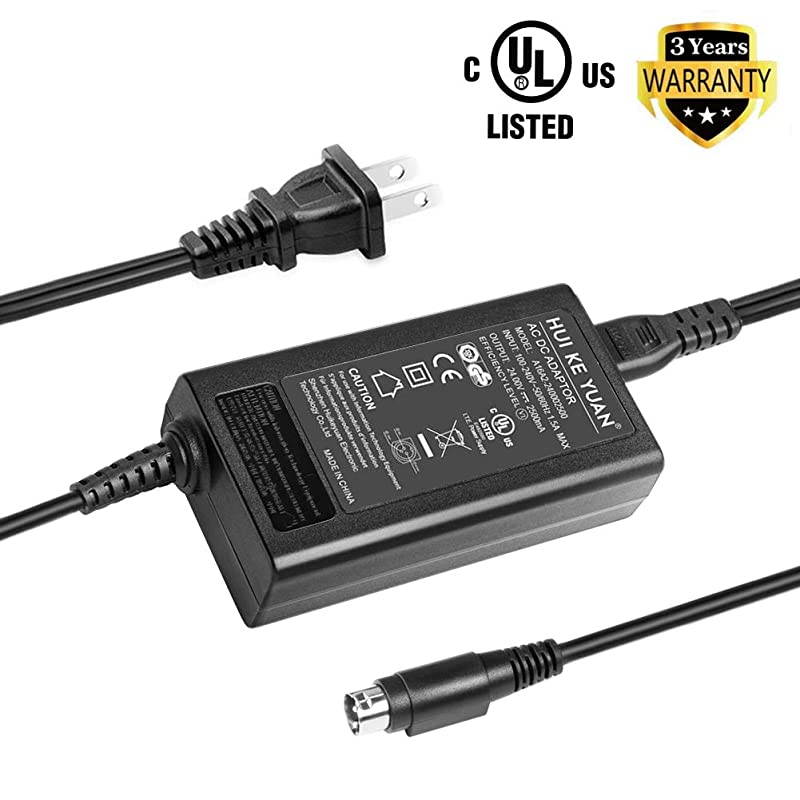 UL Listed 24V Epson C825343 Replacement AC Adapter For Epson PS180 PS170 PS150 PSA242 C32C825343 M159A M159B M235A M129C TMT88II TM Series T88III POS Printer DC Charger Power Supply Cord