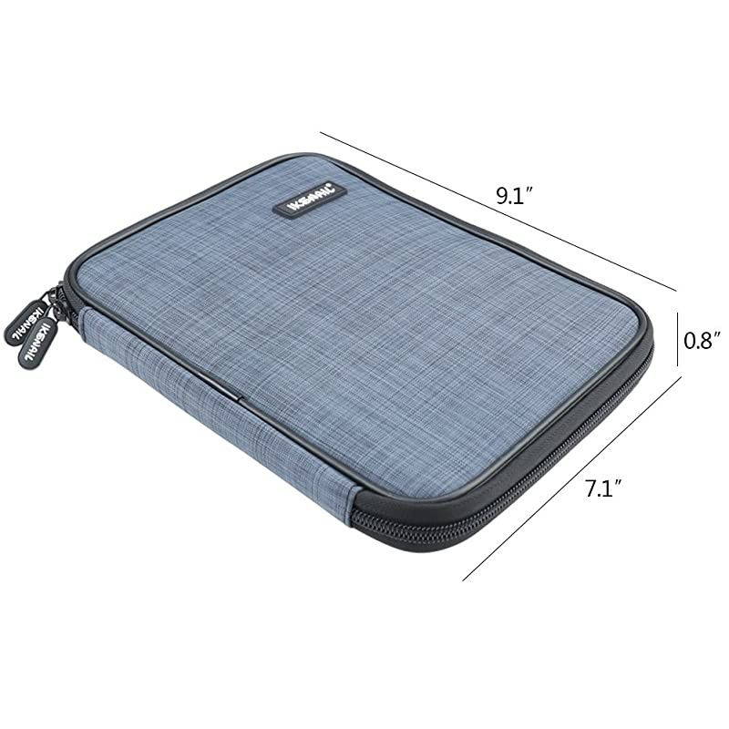 Universal Cable Organizer Bag  Small Electronics Accessories Cases Travel Carrying Pouch for USB Cables Earphone Charger Phone Charging Cords SD Card Hard Drive Gray