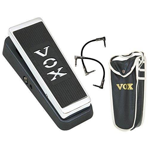 vox v847 wahwah pedal w/2 free 6" patch cables
