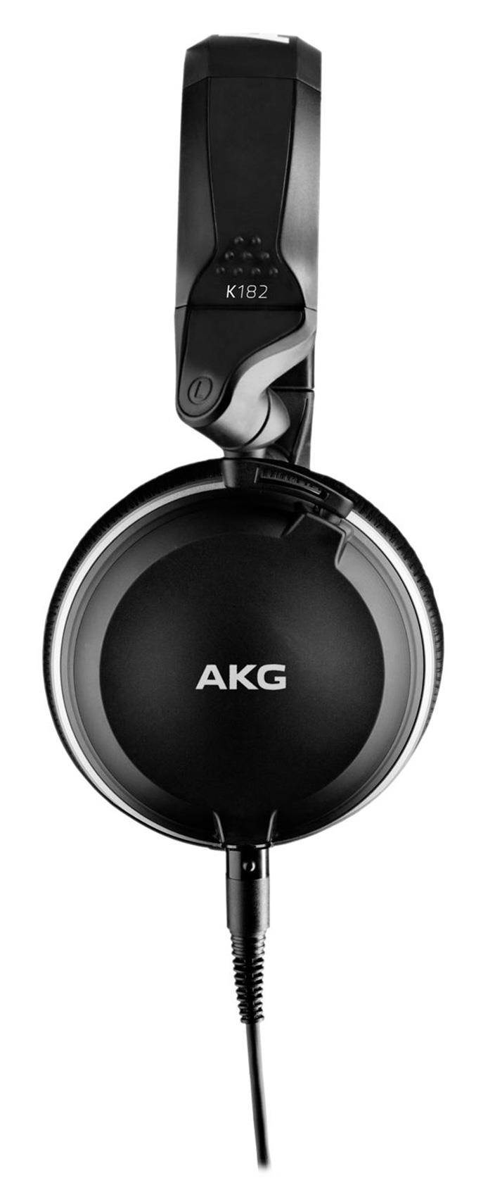 AKG K182 Professional Closed-Back Recording Studio Monitor Headphones/Swivel
