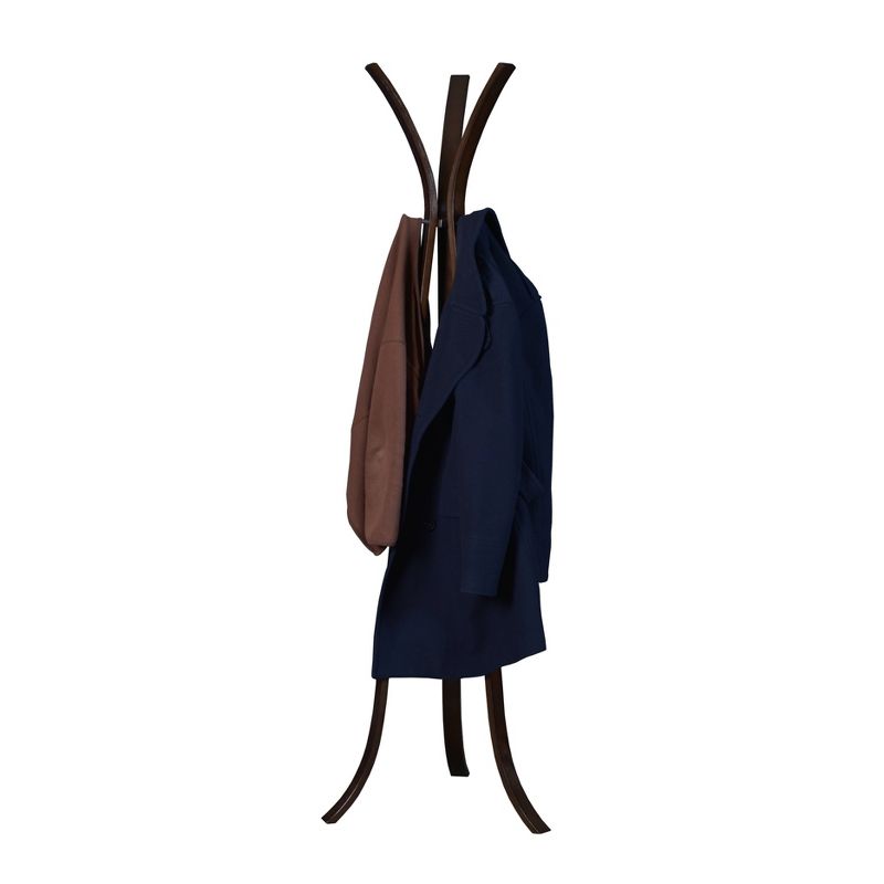 Akita Bentwood Coat Rack Mocha Walnut - Niche