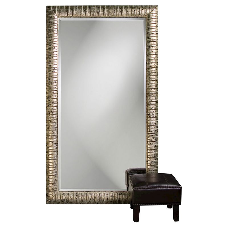 Rectangle Daniel Floor Mirror Gold - Howard Elliott