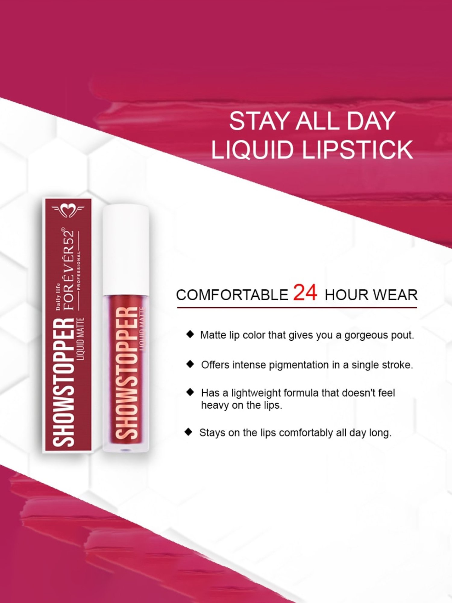 Daily Life Forever52 Showstopper Liquid Matte Lipstick Devlish - 5 ml