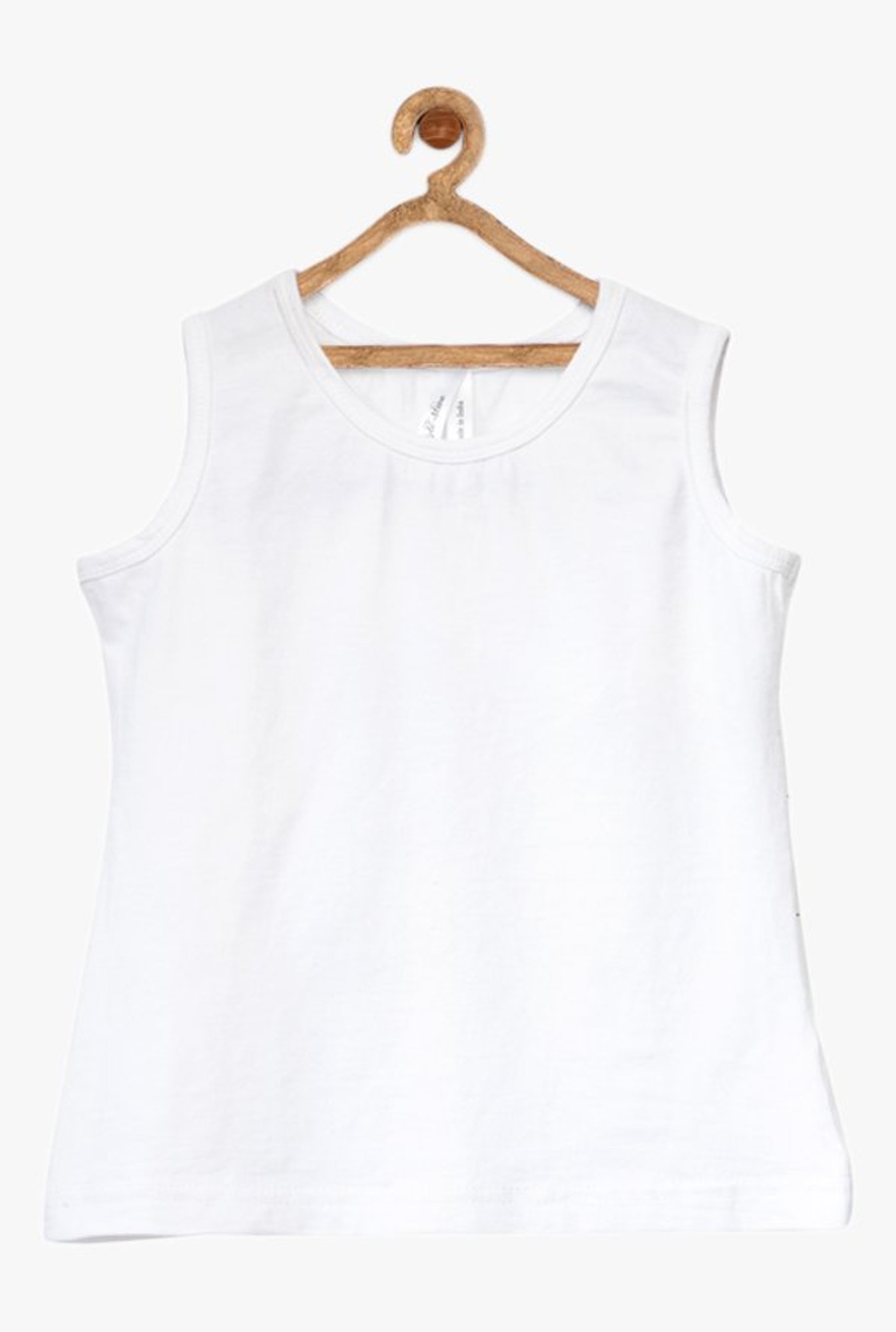 StyleStone Kids Pink & White Printed Dungaree With Inner Top