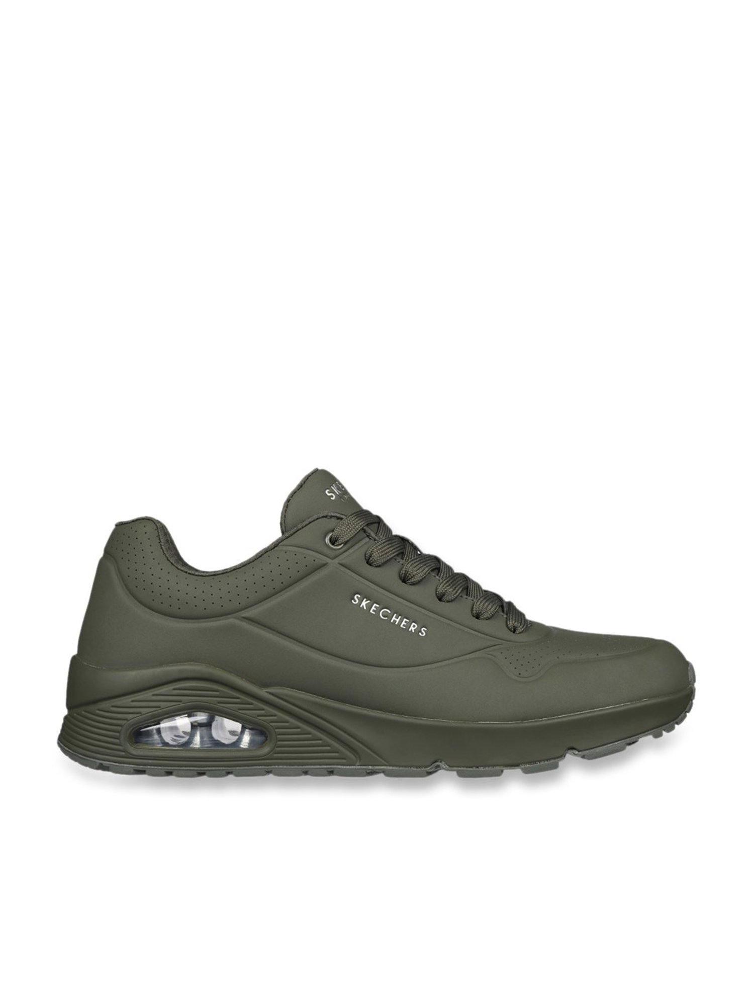 Skechers Men's UNO - STAND ON AIR Green Casual Sneakers