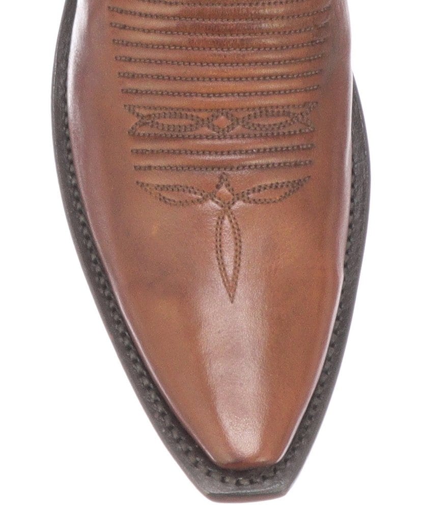 Lucchese Nicole Leather Embossed Western Boots