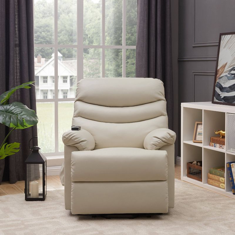 Wall Hugger Power Recline and Lift Chair Cream - ProLounger
