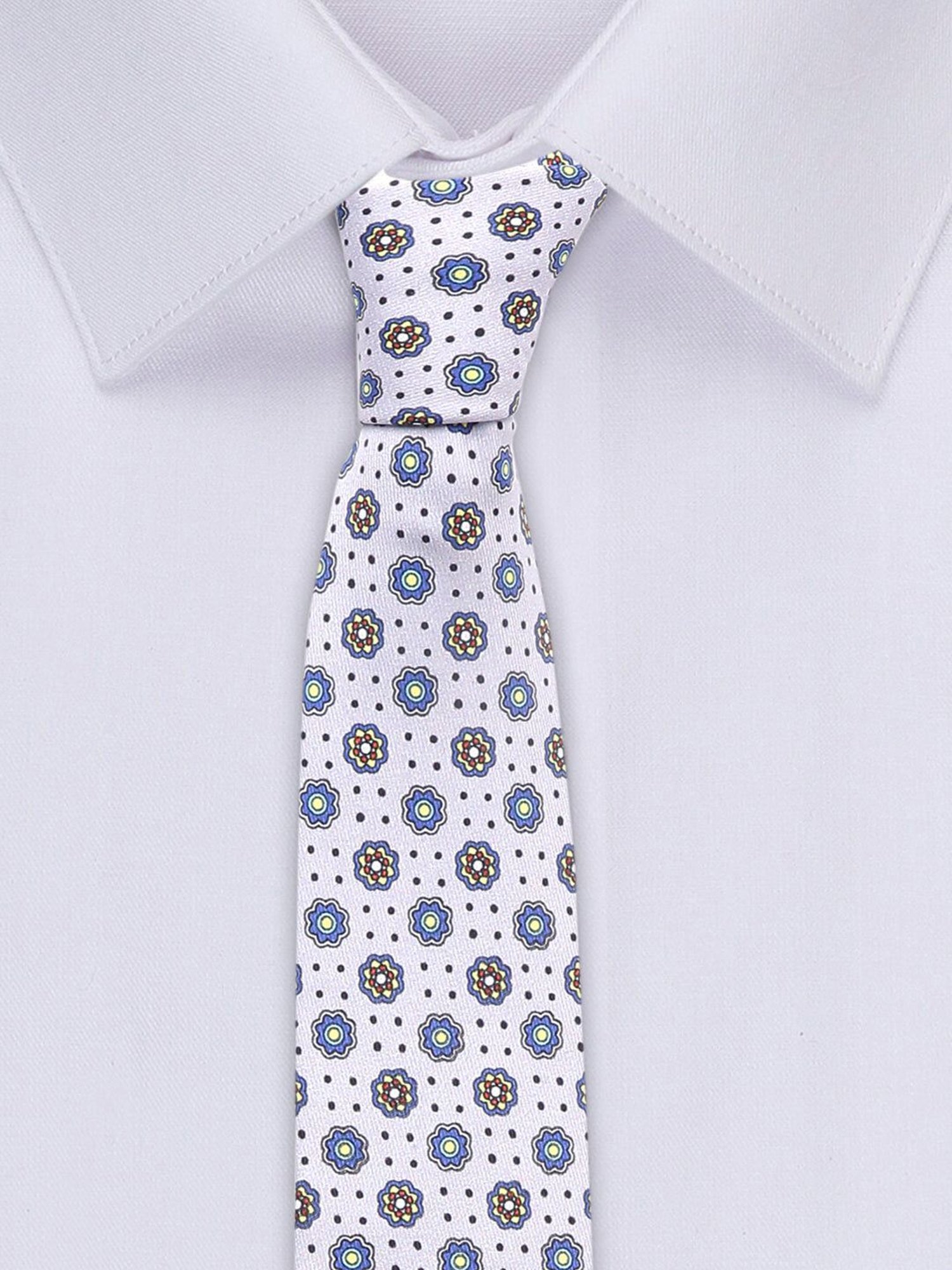 Louis Stitch Blue Printed Necktie Gift Set - Set of 3