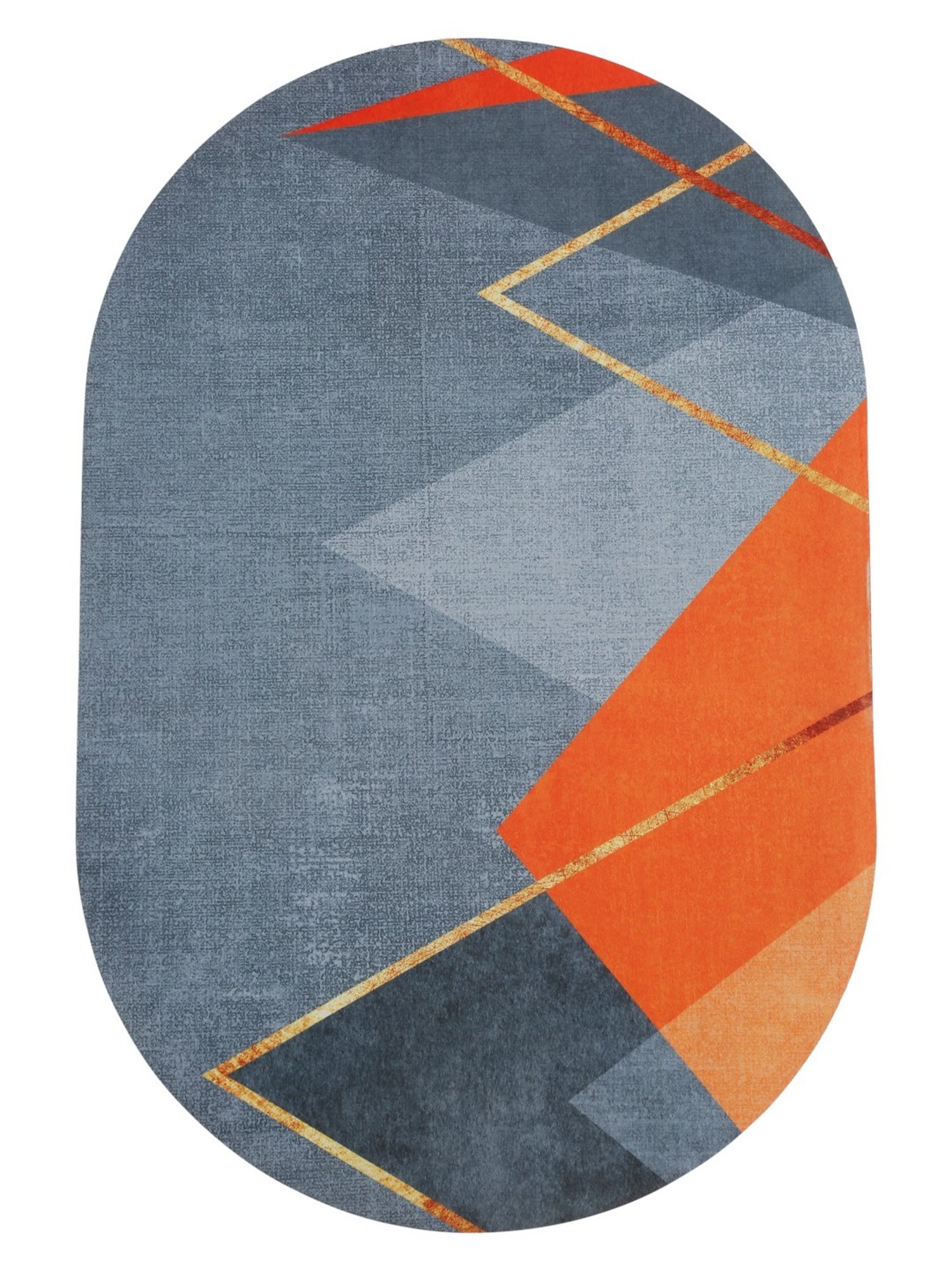 HOSTA HOMES Anti Skid Abstract Multicolor Others Non Slip Bath mat