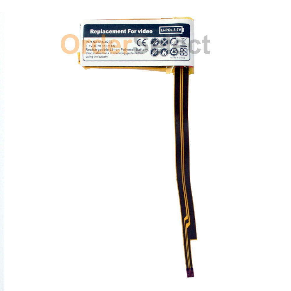 2 NEW Replacement Battery for Apple iPod 7th Gen Classic 80GB 616-0232 200+SOLD