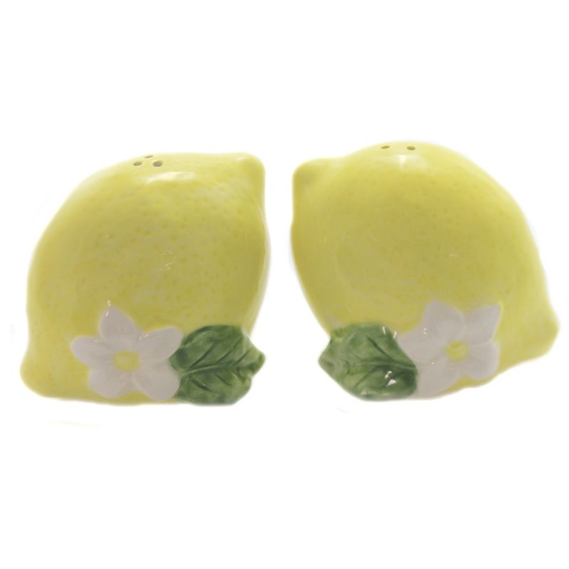 Tabletop 2.5" Lemon Hill Salt & Pepper Set Sweet Summer Cosmos Gifts Corp.  -  Salt And Pepper Shaker Sets