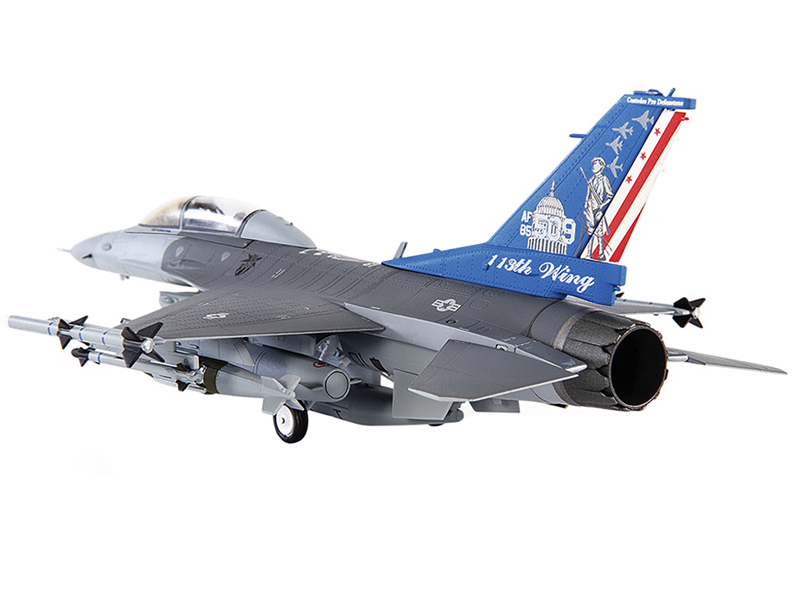 Lockheed Martin F-16C Fighting Falcon Fighter Aircraft "Viper Demo Team" (2021) United States Air Force 1/144 Diecast Model by JC Wings