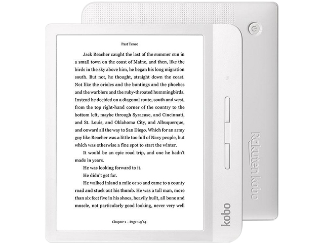 Kobo Libra H2O E-Book Reader, White N873-KU-WH-K-EP