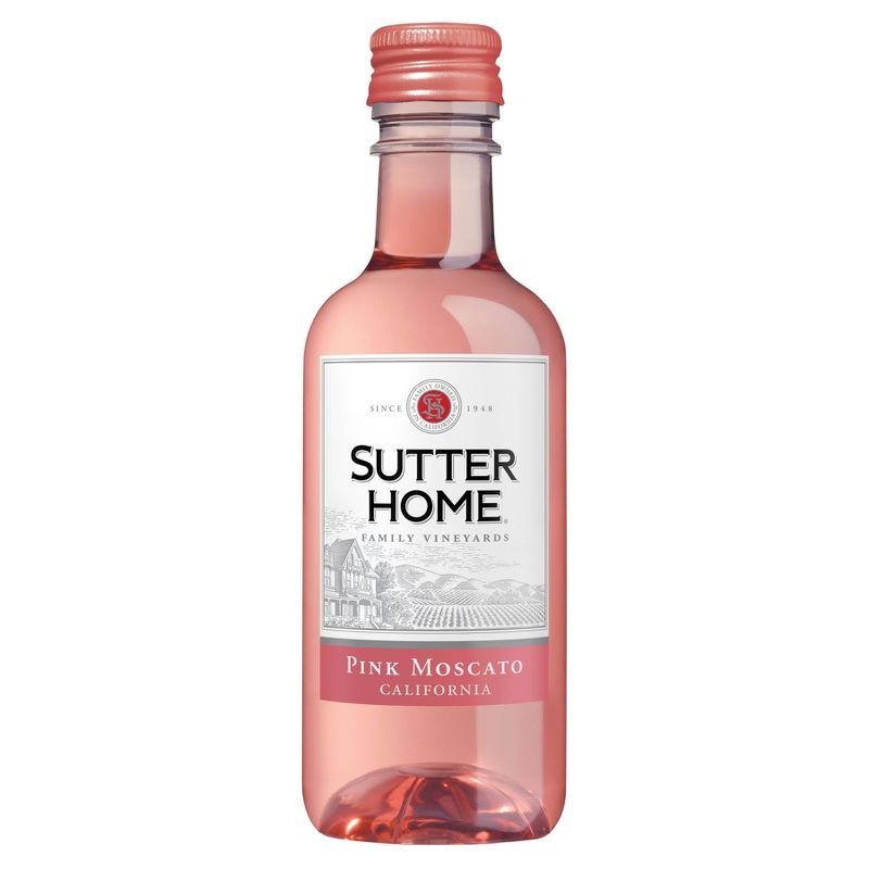 Sutter Home Pink Moscato Wine - 4pk/187ml Bottles
