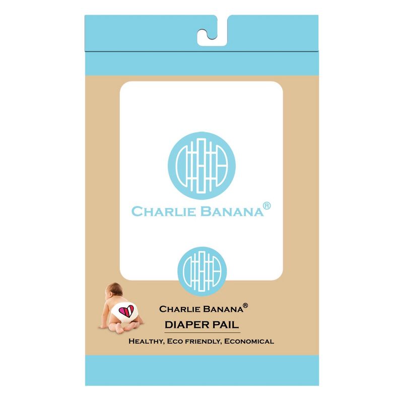 Charlie Banana Diaper Pail - White