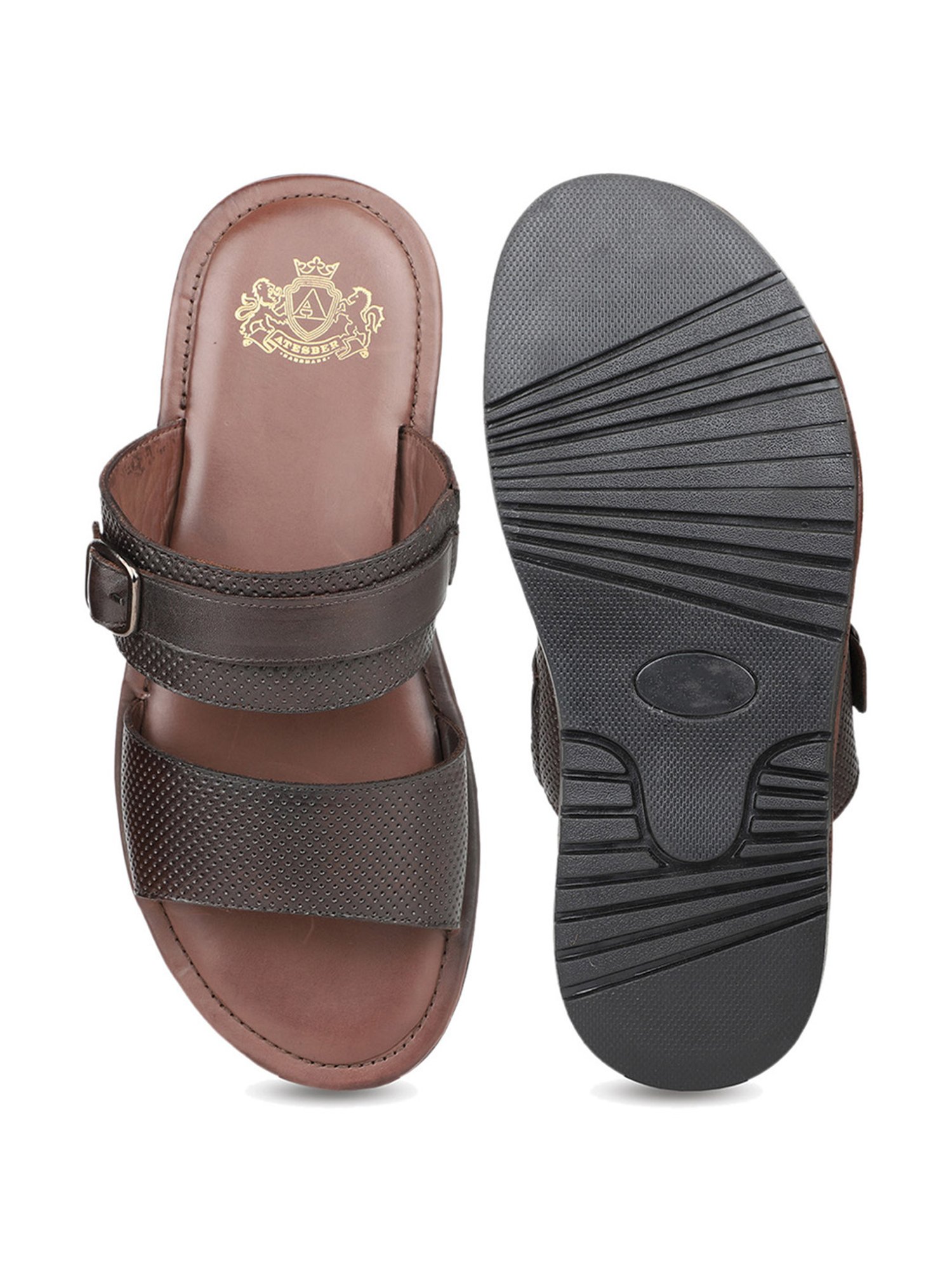 Atesber by Inc.5 Men's Dark Brown Casual Sandals