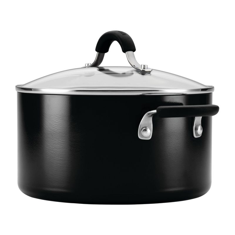 Circulon Innovatum 12pc Aluminum Nonstick Cookware Set Black