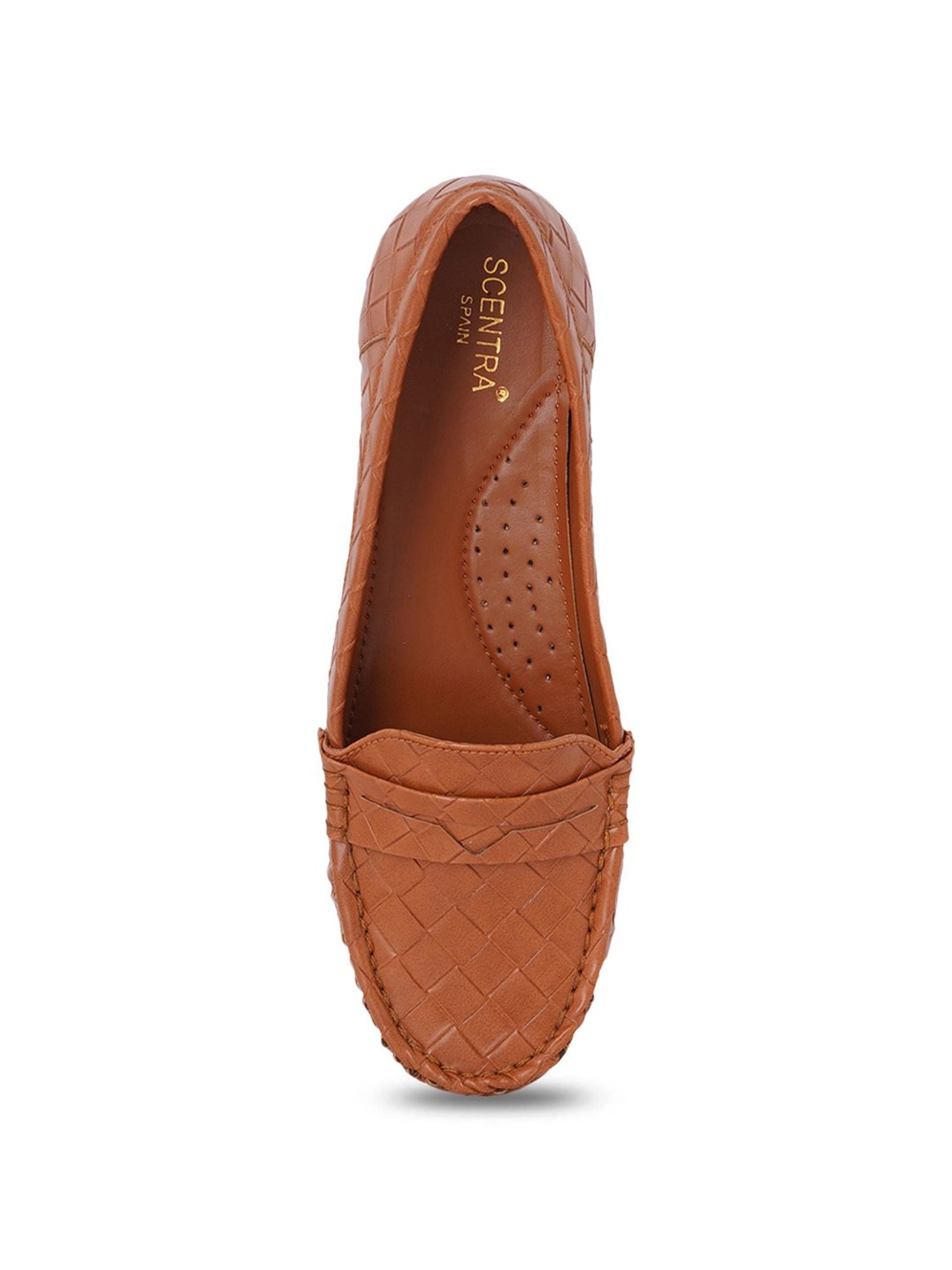 Scentra Women's Tan Casual Loafers
