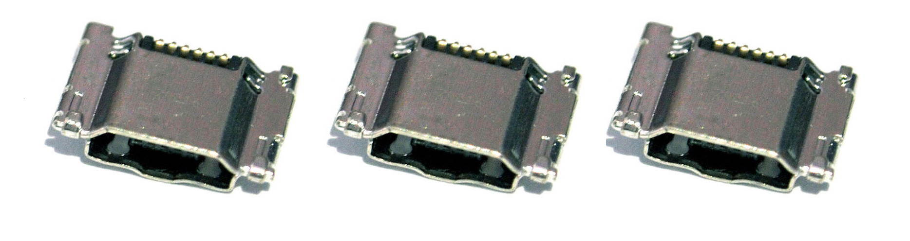 Games&Tech 3 x Micro USB Charging Charger Sync Port Connector for T-Mobile Samsung Galaxy Tab A 8" SM-T357T 8.0"